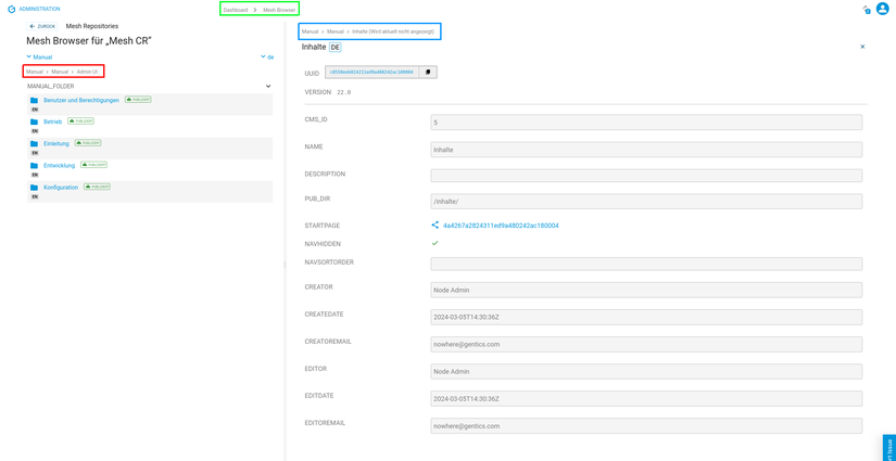 Breadcrumb Navigation